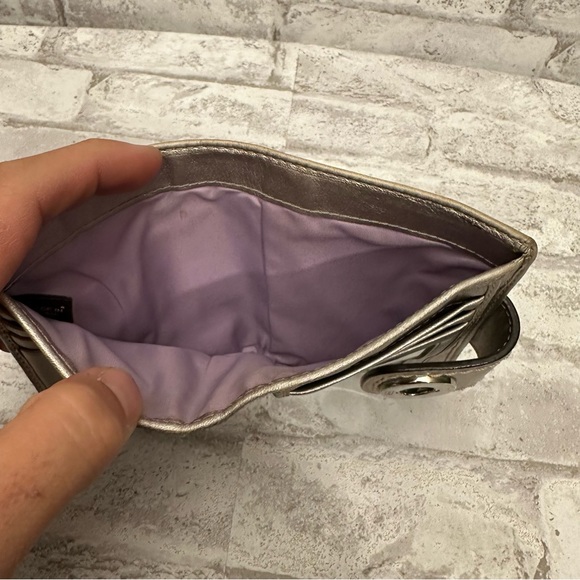 Coach Bags Coach Silver Hardware Gold Wallet Metallic Poshmark